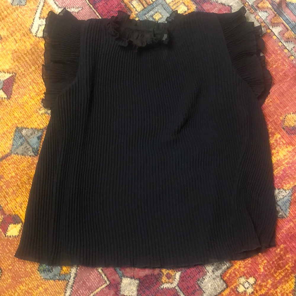 Anthropologie sheer swing blouse NWOT